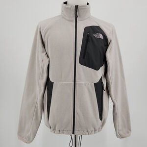 The North Face TNF Cream Black jacket coat sz L Large Gorpcore Outdoor Fleece